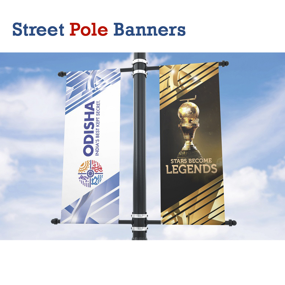 Street Pole Double Banners