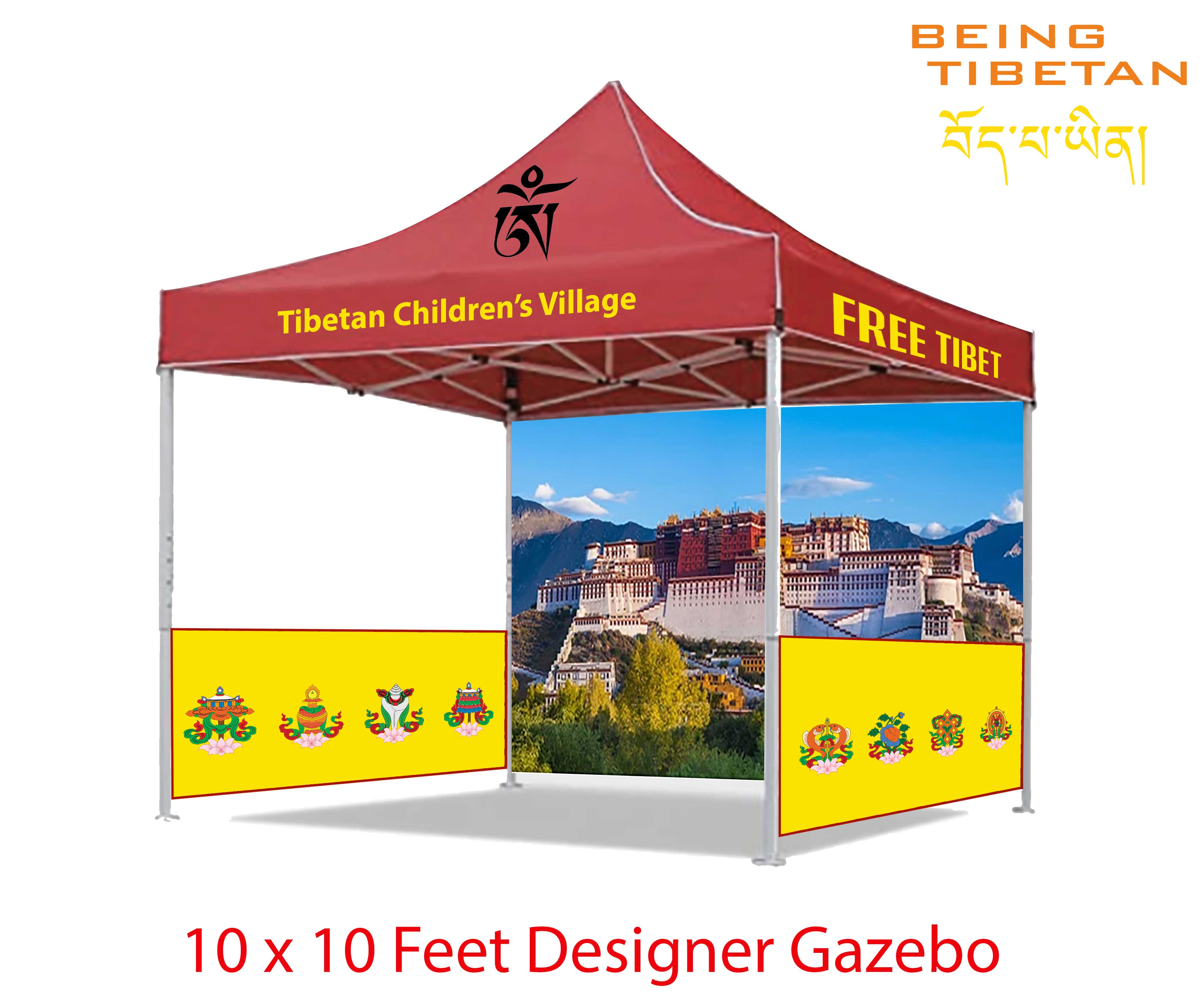 Tibetan Designer Tent-Gazebo