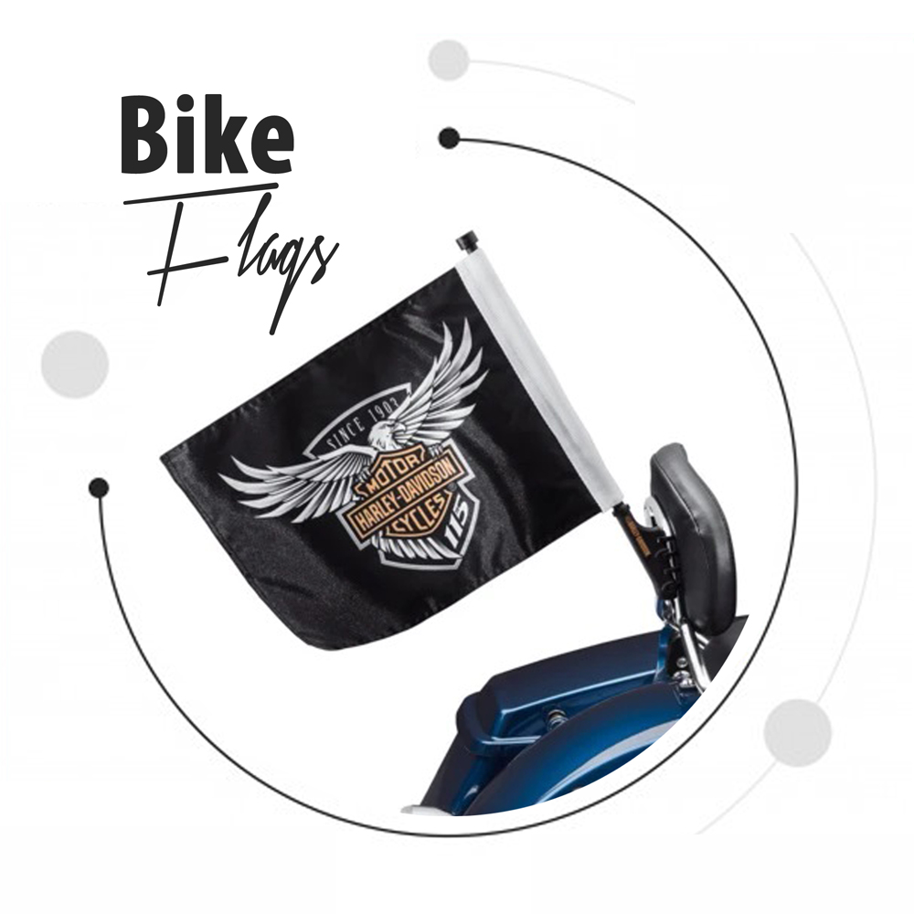 Harley-Davidson Cycle Promotional Bike Flags
