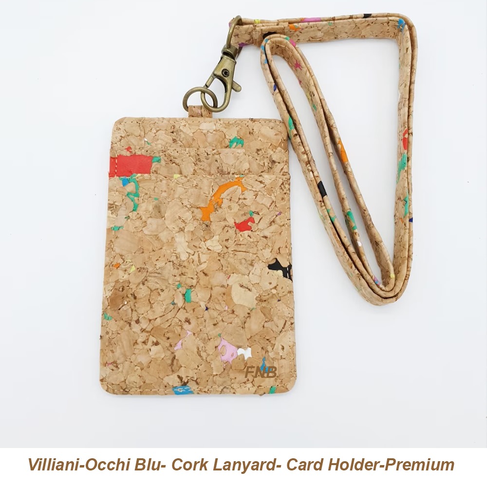 Cork Lanyard and Card Holder