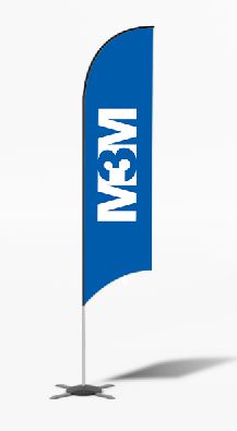 M3M India Feather Flag