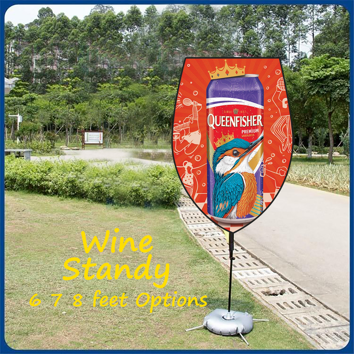 Wine Glass Standee