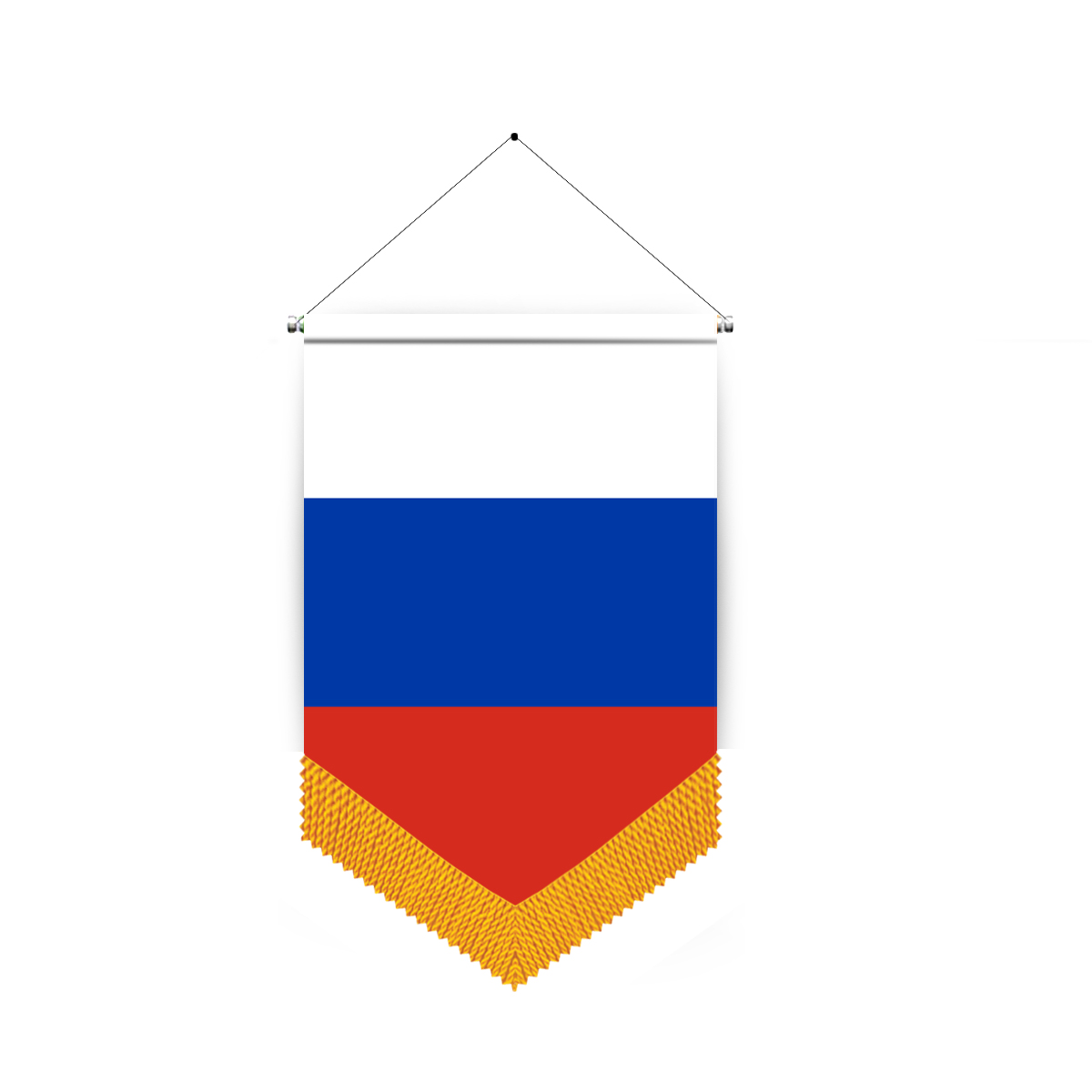 Vertical Wall Hanging Flags Russia