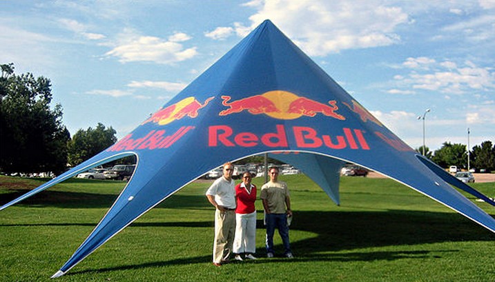 Red Bull Printed Portable Canopy