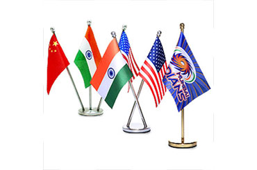 Ceremonial Table  Flags