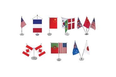 Countries Table Flags With Designer Stand
