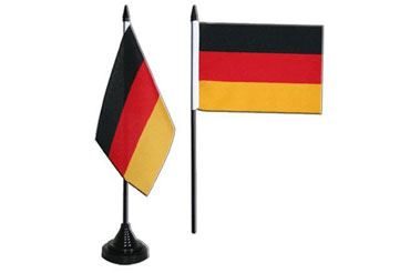 International Table Flags With Black Plastic Bases