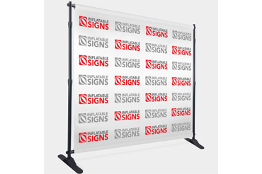 Custom Step and Repeat Backdrop Advertising Banner