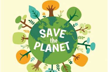 Save The Planet Awareness Banner