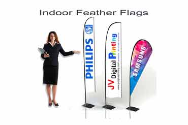 Indoor Feather Flags