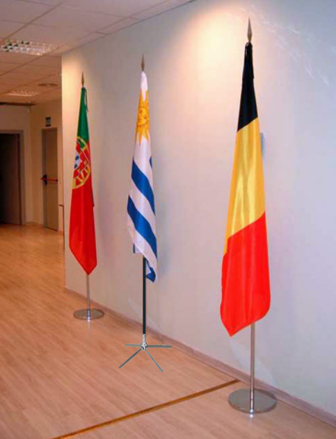 Diplomat flag stand