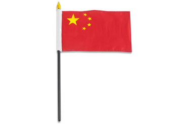 Country Table Flag With Plastic Pole