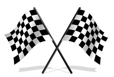 Checkered Hand Flags
